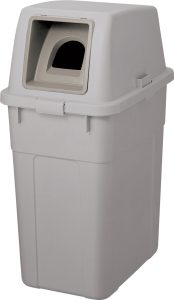 サスティメイド 分類ボックス 90 ビン・カン (ライトグレー)