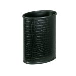 レザー巻 楕円タイプ “クロコドルチェ”（ブラック）