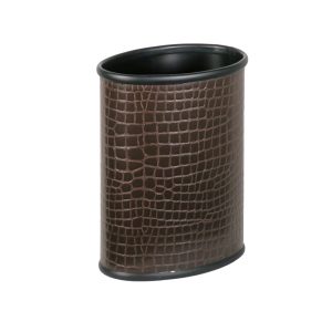 レザー巻 楕円タイプ “クロコドルチェ”（ダークブラウン）