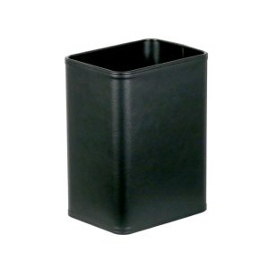 レザー巻 スクエアバケット（ブラック）